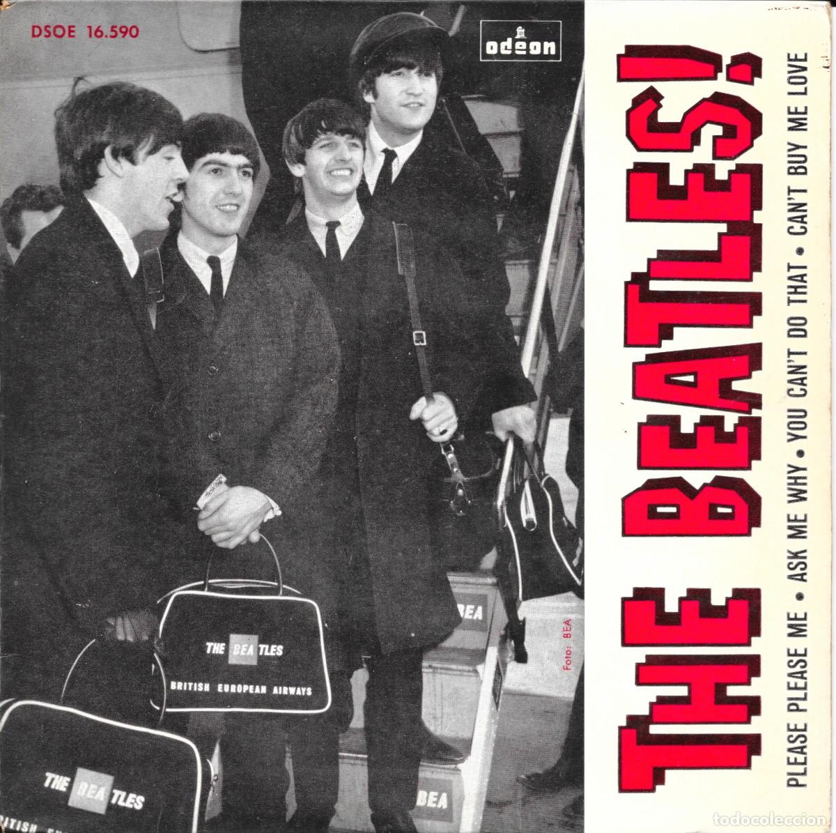 Discos de vinilo: EP Please please me / Ask me why / You can't do that / Can't buy me love - Beatles