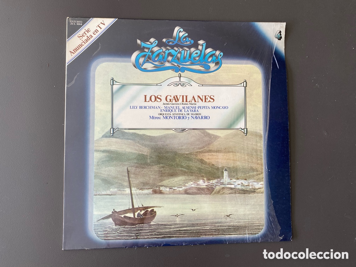 Discos de vinilo: Vinilo LP - Los Gavilanes (Zarzuela) - Zacosa / Zafiro (1979) - Excelente Estado - Ref. ZCL 1004