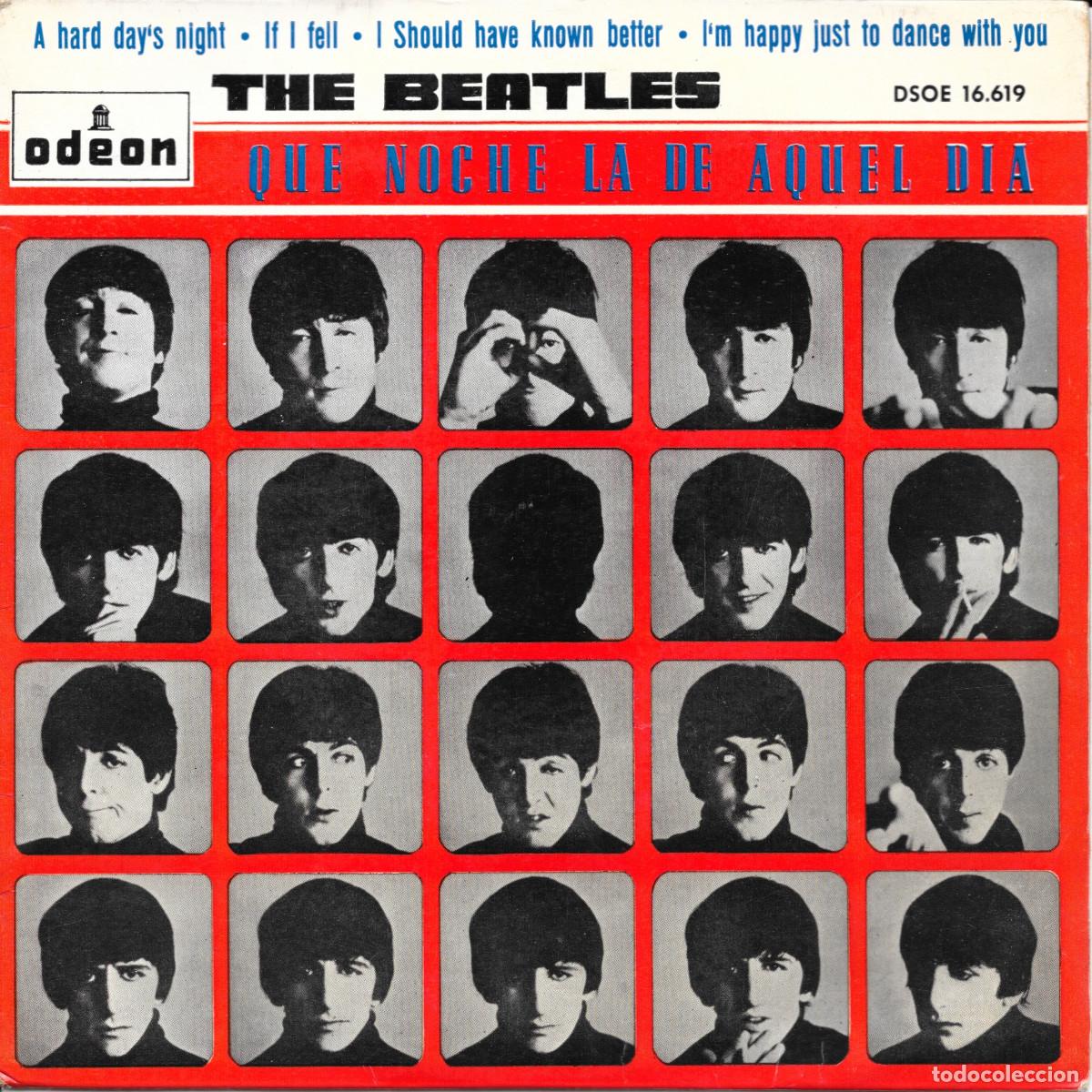 Discos de vinilo: EP Beatles -A hard Day's night / If I fell /I should have know better /I'm happy just to dance with