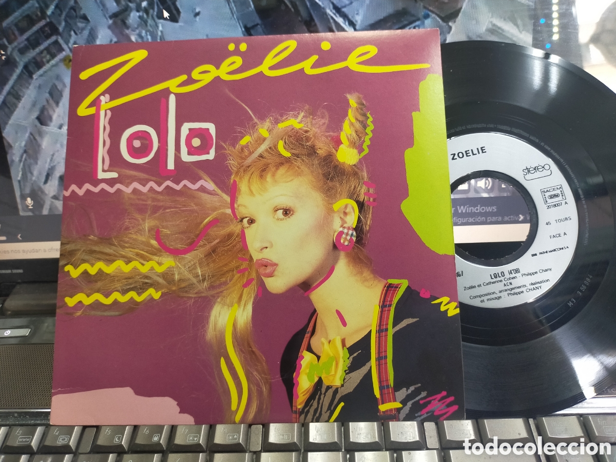 Discos de vinilo: Zoelie single lolo Francia 1987