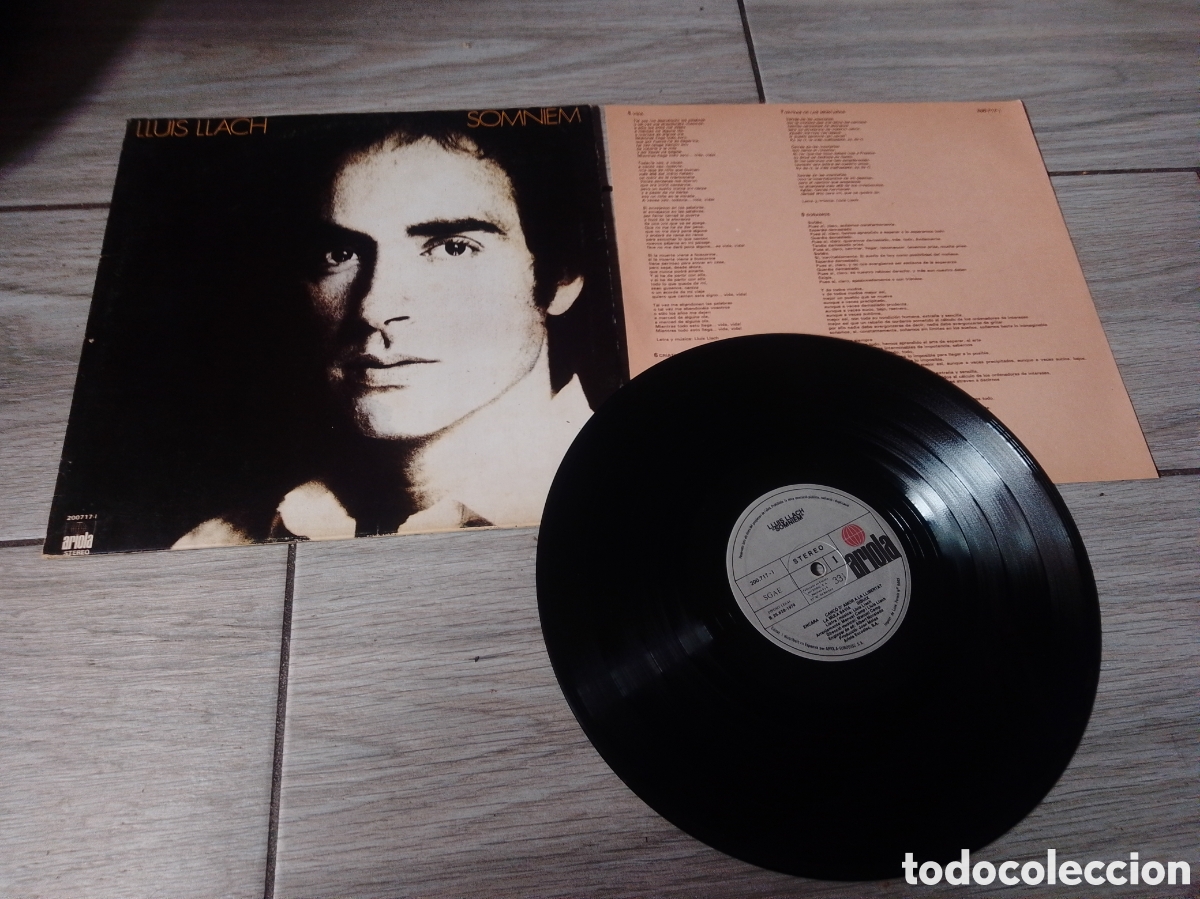 Discos de vinilo: LLUIS LLACH - SOMNIEM - GATEFOLD - SPAIN - ARIOLA - L -