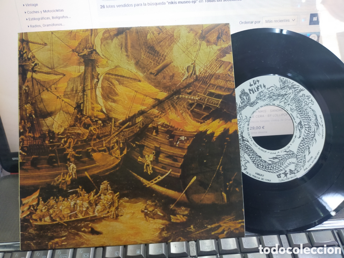 Discos de vinilo: Los nikis ep sangre en el museo de cera + 3 Lollipop 1982
