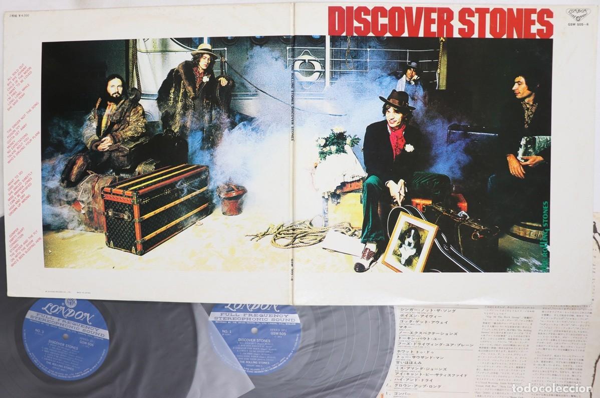 Discos de vinilo: ROLLING STONES Discover Stones 74 - 2LPs - RARA SUPER DOBLE CARPETA RARA EDIC JAPAN + INSERTO EX