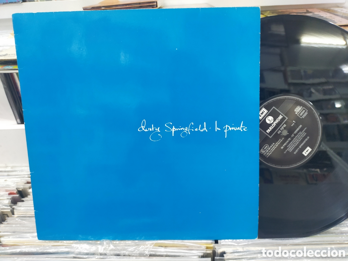 Discos de vinilo: Dusty Springfield maxi in private 1989