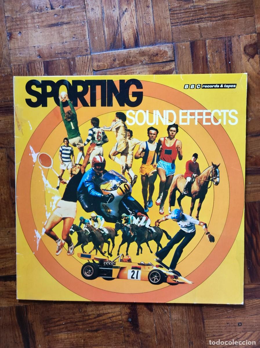 Discos de vinilo: Vinilo LP &rdquo;Sporting Sound Effects&rdquo; Varios &ndash; Efectos de Sonido BBC (Intercord, 1978)