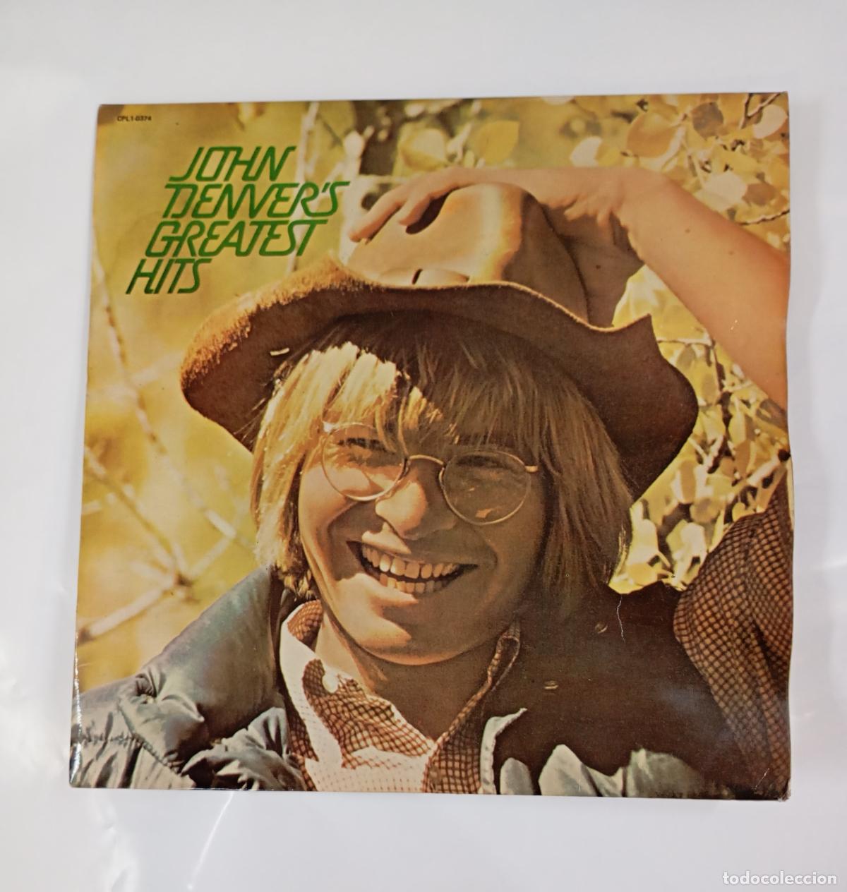 Discos de vinilo: JOHN DENVER. - JOHN DENVERS GREATEST HITS . LP. TDKLP - Foto 1