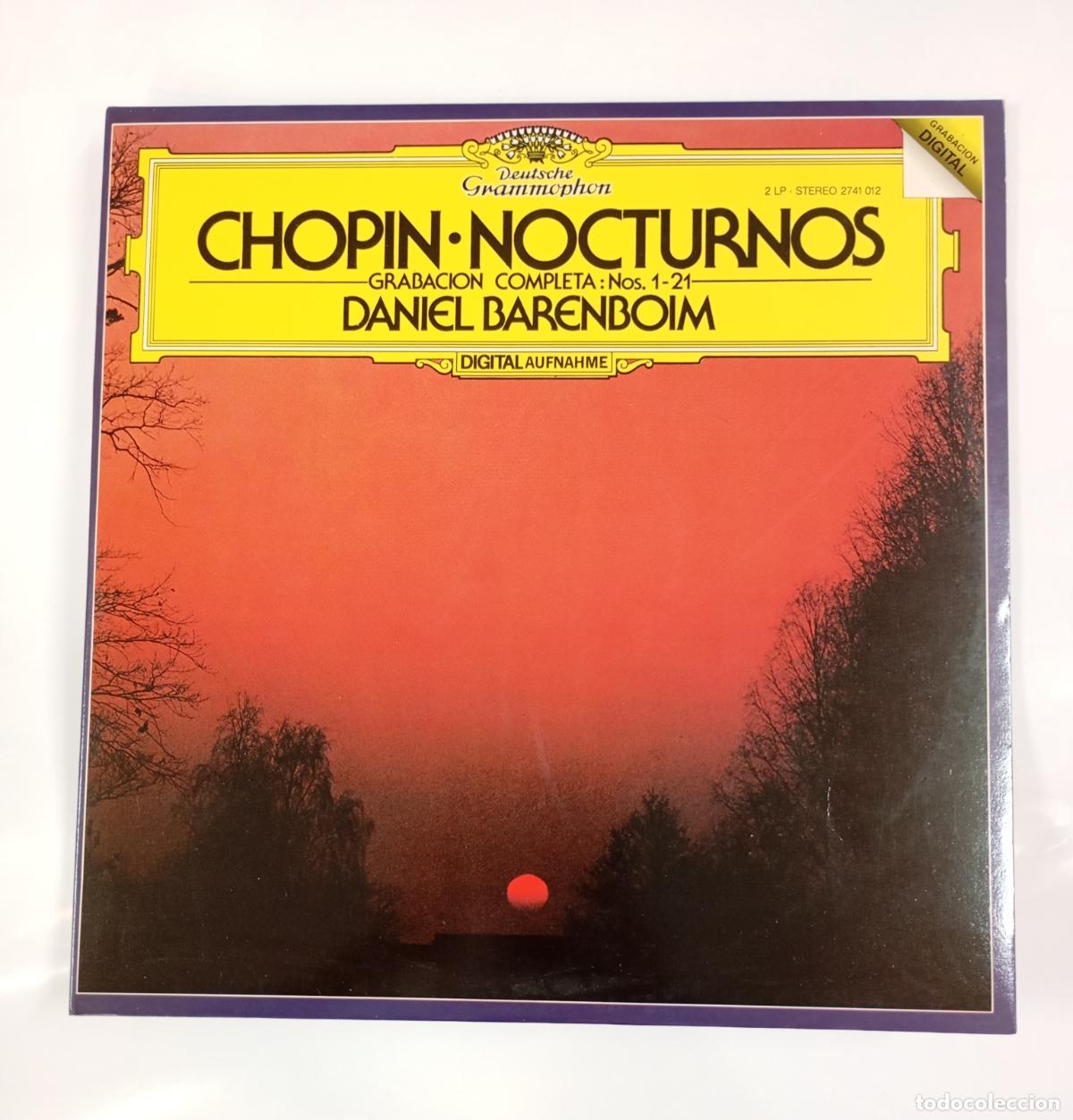 Discos de vinilo: CHOPIN. NOCTURNOS. DANIEL BARENBOIM. DEUTSCHE GRAMMOPHON. LP. TDKLP
