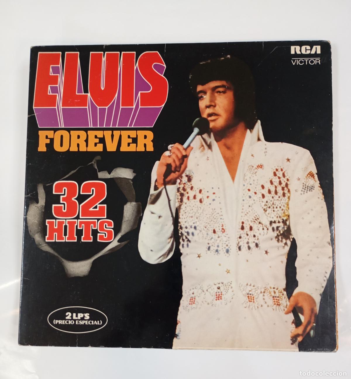 Discos de vinilo: ELVIS PRESLEY FOREVER 32 HITS. DOBLE LP. TDKLP