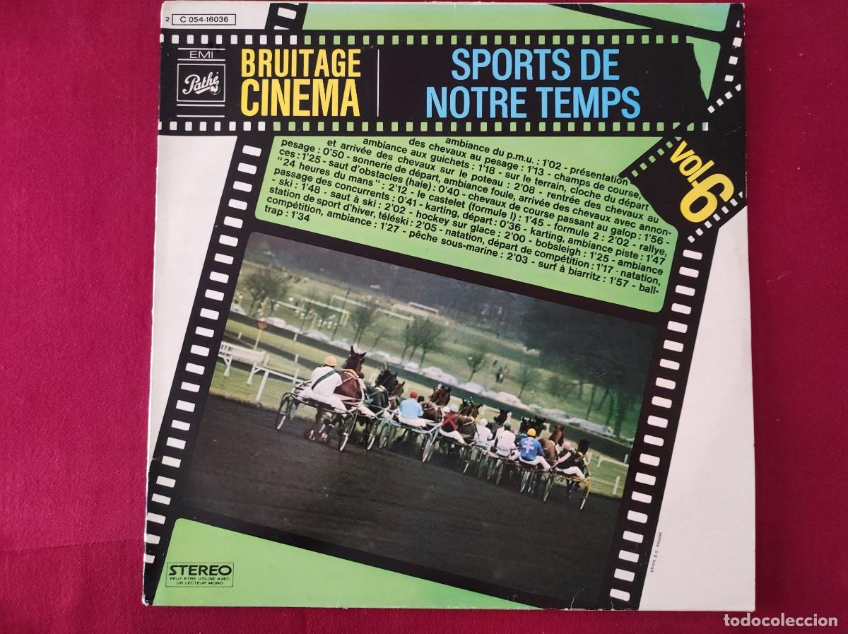 Discos de vinilo: Vinilo LP &rdquo;Bruitage Cinema Vol 6&rdquo; Varios &ndash; Efectos de Sonido Deportes (Pathe, 1978)