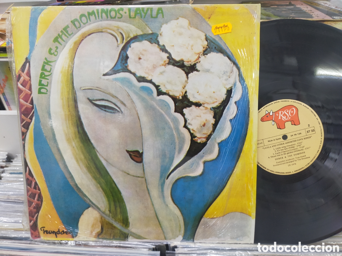 Discos de vinilo: Derek & the Dominos doble LP Layla Espa&ntilde;a 1988
