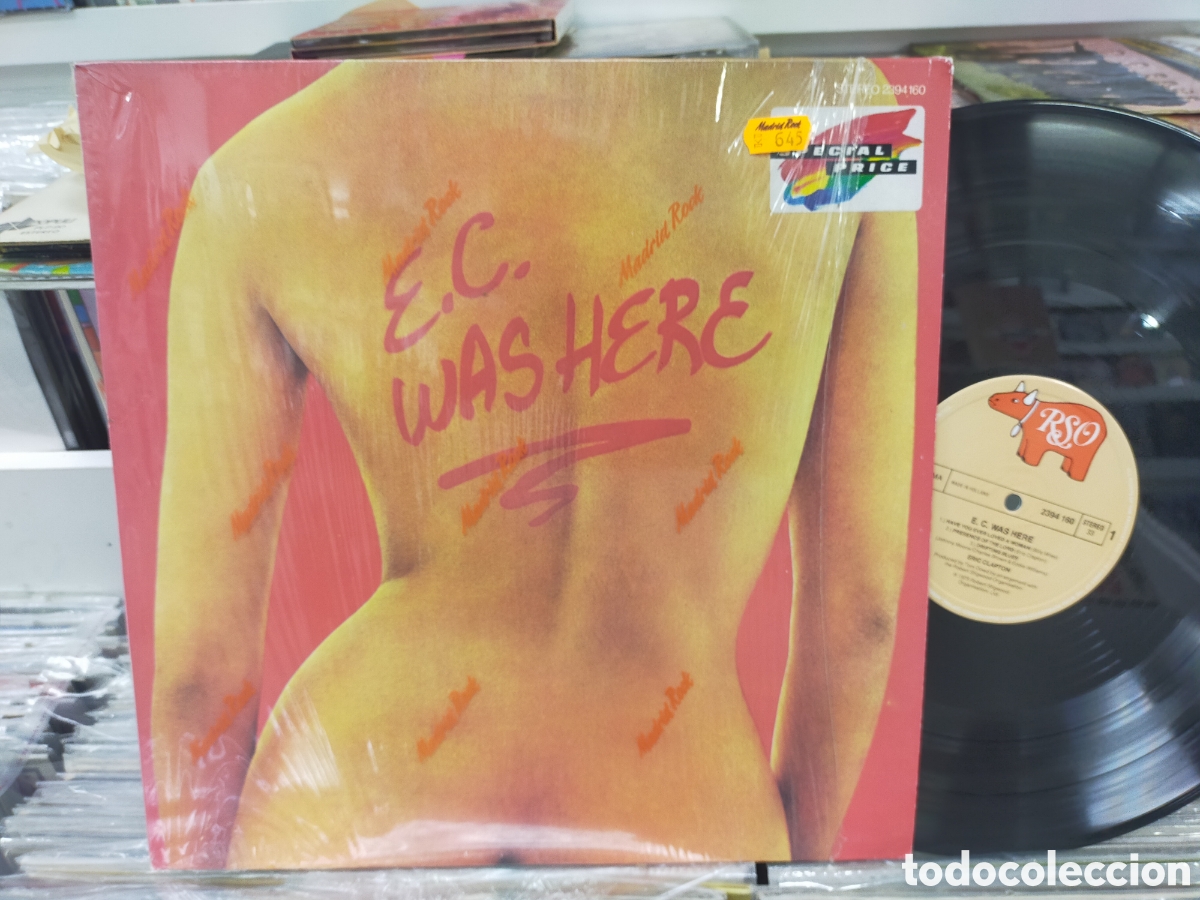 Discos de vinilo: E.c. was here LP Eric clapton holanda