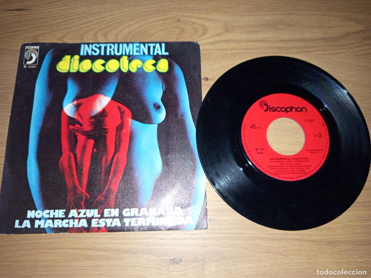Discos de vinilo: RARO SINGLE SEXY COVER. INSTRUMENTAL DISCOTECA / NOCHE AZUL EN... / SELL0 S5361 DISCOPHON / A&Ntilde;O 1977