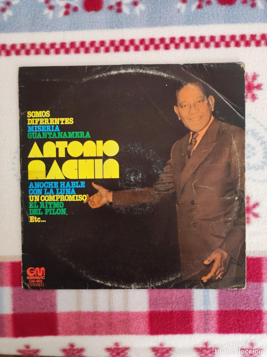 Discos de vinilo: Vinilo LP &rdquo;Somos Diferentes&rdquo; Antonio Machin &ndash; Grandes Exitos (Gramusic, 1976)