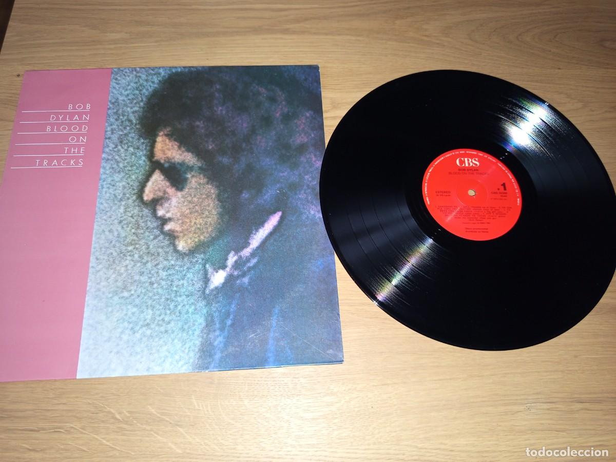 Discos de vinilo: GENIAL LP ORIGINAL. BOB DYLAN / BLOOD ON THE TRACKS / A&Ntilde;O 1975 / SELLO CBS 32388