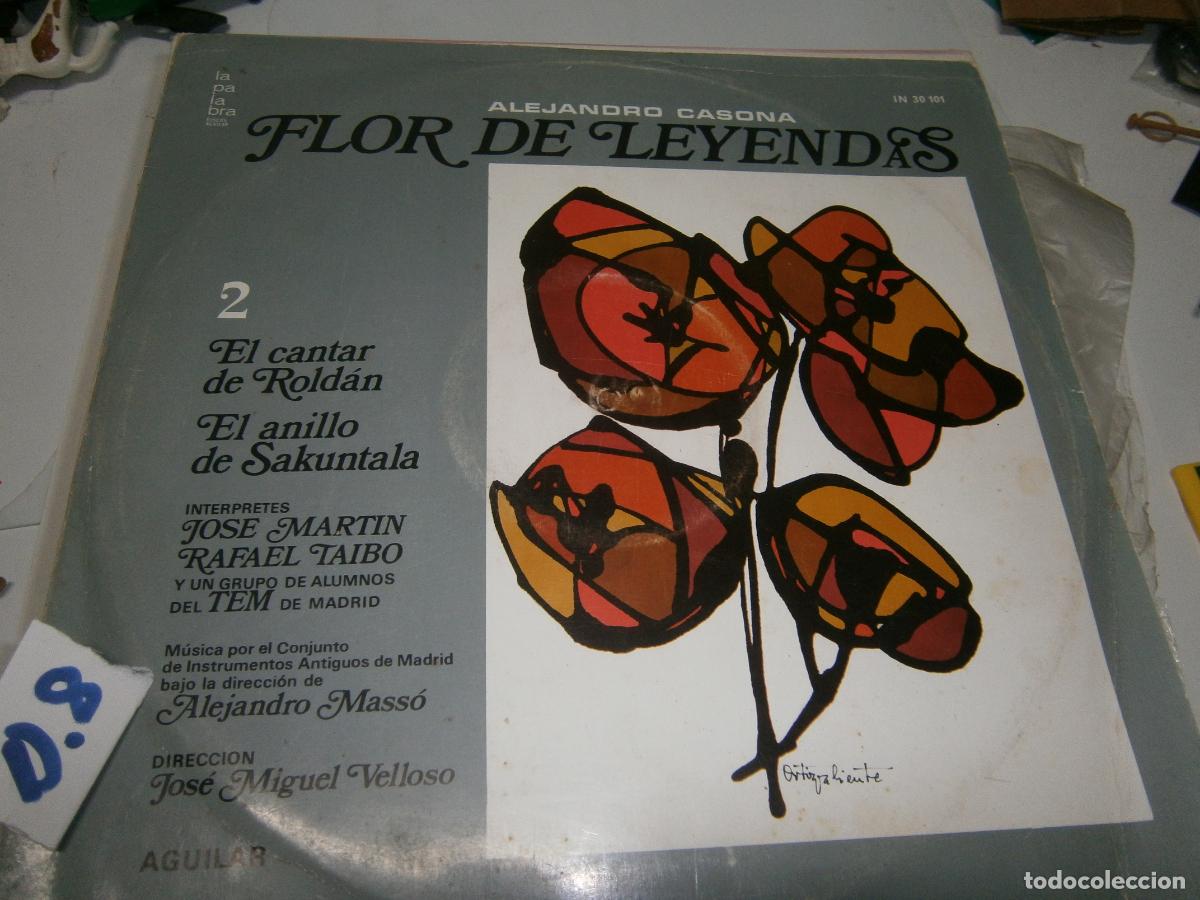 Discos de vinilo: ANTIGUO DISCO LP - FLOR DE LEYENDAS