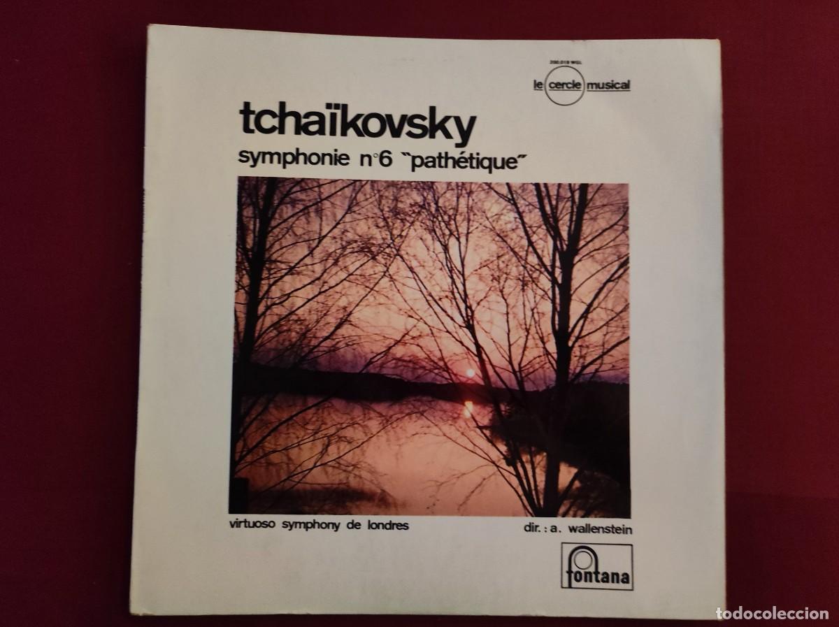 Discos de vinilo: Vinilo LP &rdquo;Symphonie Pathetique&rdquo; Tchaikovsky &ndash; Alfred Wallenstein (Fontana, 1961)