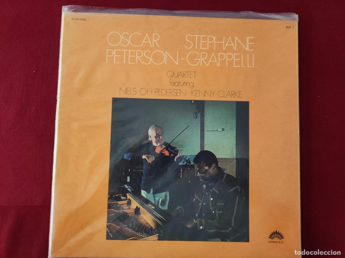 Discos de vinilo: Vinilo LP &rdquo;Quartet Vol 1&rdquo; Oscar Peterson, Stephane Grappelli &ndash; Quartet (America, 1973)