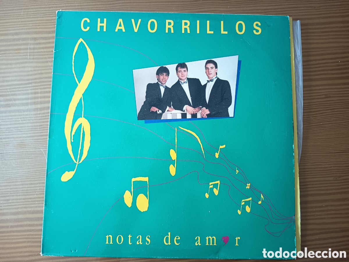 Discos de vinilo: Disco vinilo LP de CHAVORRILLOS &rdquo; NOTAS DE AMOR &rdquo;