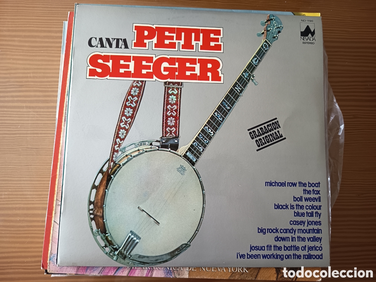 Discos de vinilo: Disco vinilo LP de CANTA PETE SEEGER