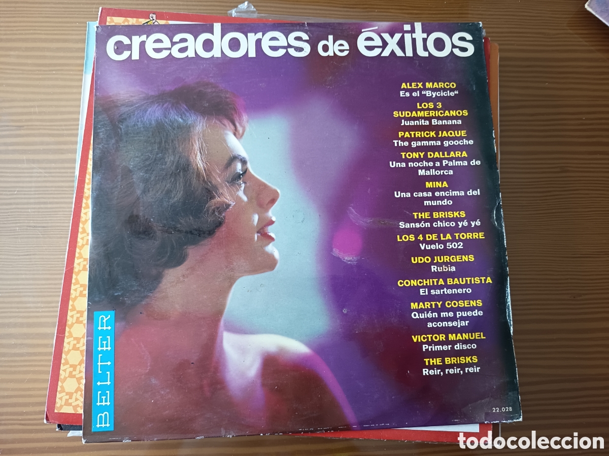 Discos de vinilo: Disco vinilo LP de CREADORES DE &Eacute;XITOS