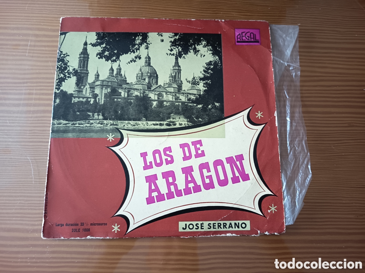 Discos de vinilo: Disco vinilo 10 pulgadas de LOS DE ARAGON - Foto 1