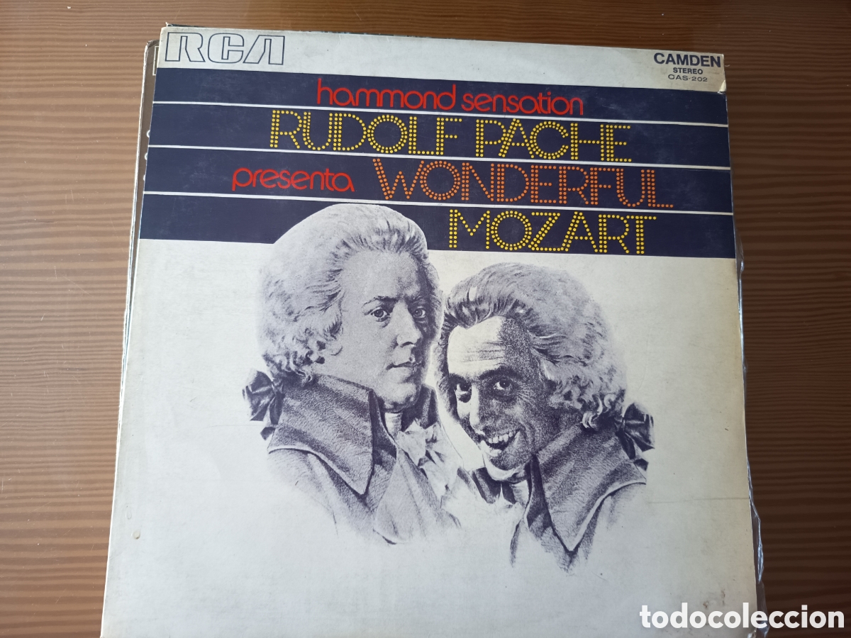 Discos de vinilo: Disco vinilo de RUDOLF PACHE &rdquo; WONDERFUL MOZART &rdquo;