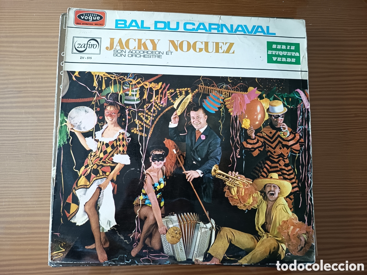 Discos de vinilo: Disco vinilo LP de JACKY NOGUEZ &rdquo; BAL DU CARNAVAL &rdquo;
