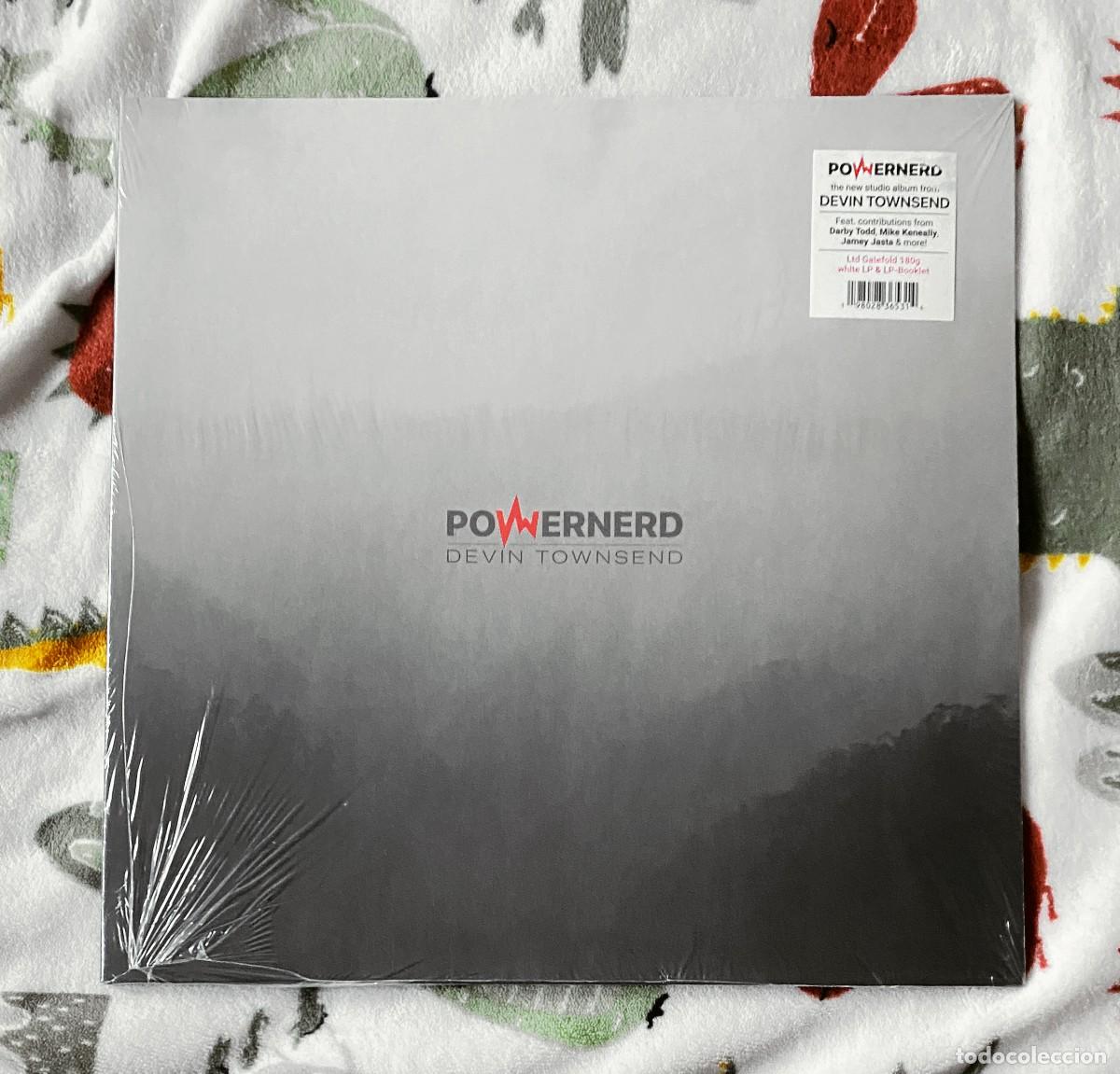 Discos de vinilo: DEVIN TOWNSEND - POWERNERD 12'' LP GATEFOLD PRECINTADO VINILO BLANCO - METAL PROGRESIVO HARD ROCK