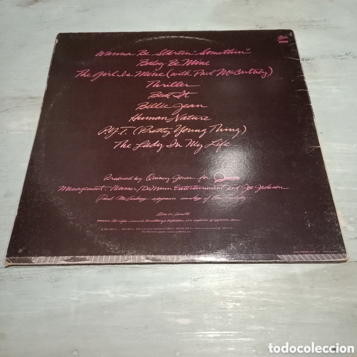 Discos de vinilo: MICHAEL JACKSON - THRILLER - LP GATEFOLD