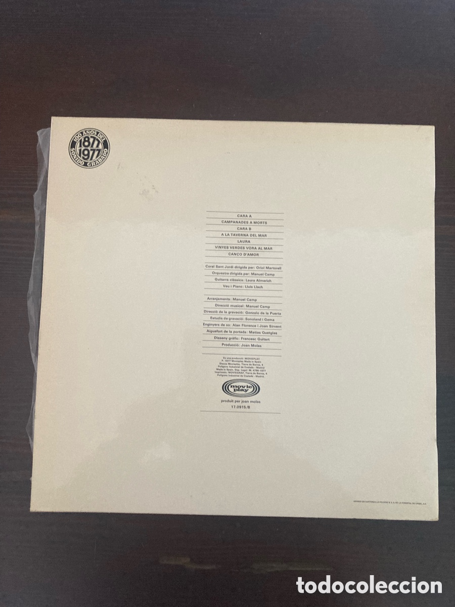 Discos de vinilo: Lote 3 LP vinilo Llu&iacute;s Llach - Foto 3