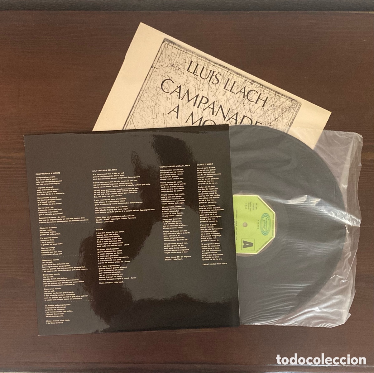 Discos de vinilo: Lote 3 LP vinilo Llu&iacute;s Llach - Foto 4