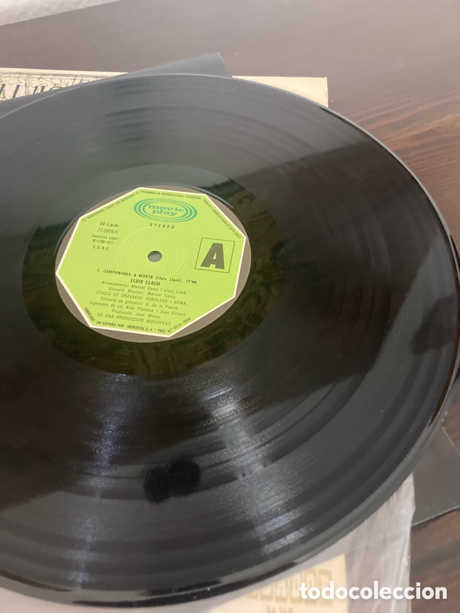 Discos de vinilo: Lote 3 LP vinilo Llu&iacute;s Llach - Foto 5