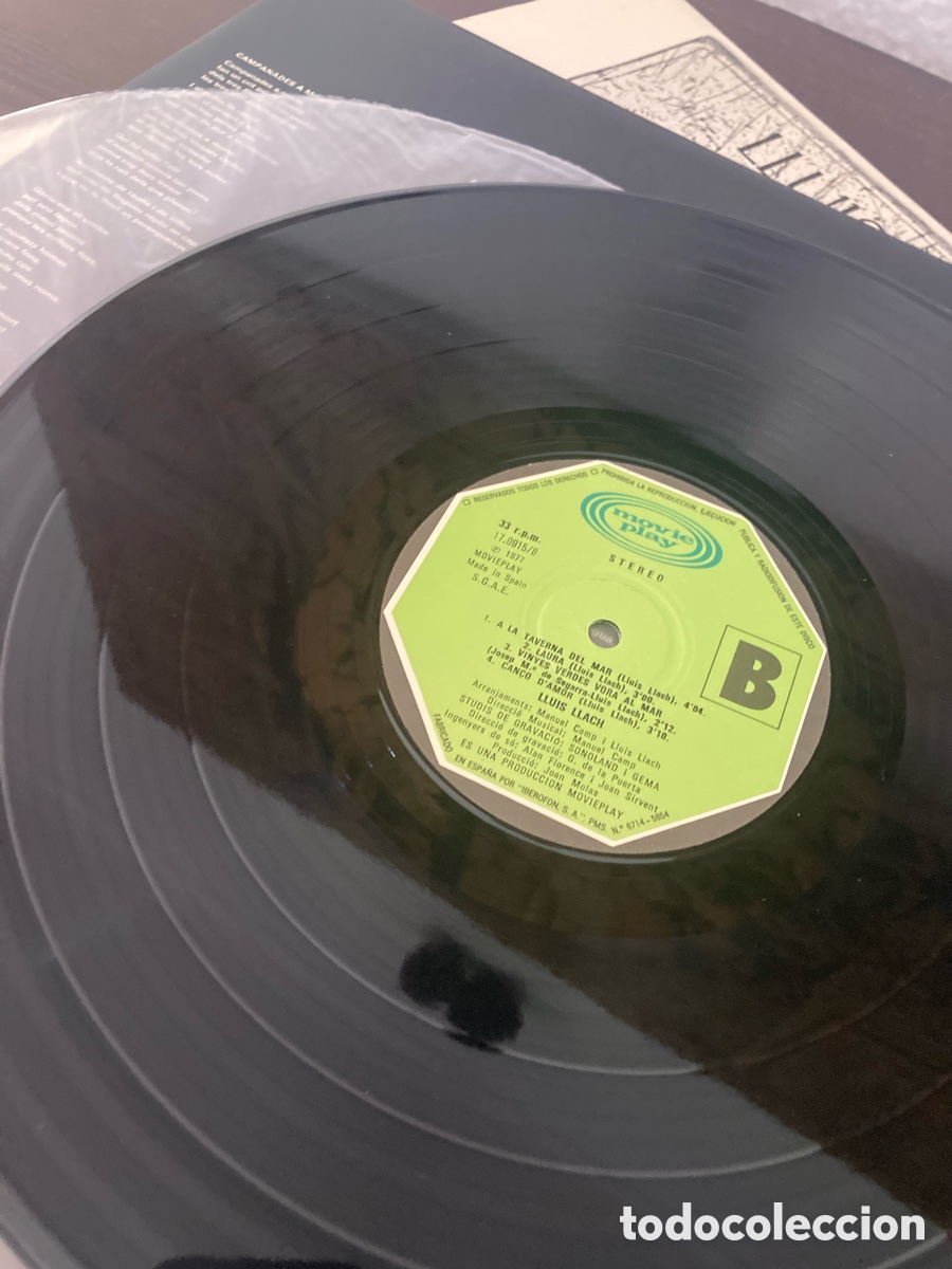 Discos de vinilo: Lote 3 LP vinilo Llu&iacute;s Llach - Foto 6