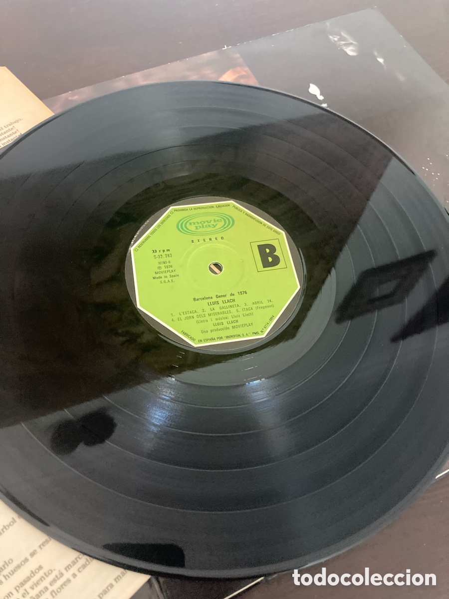 Discos de vinilo: Lote 3 LP vinilo Llu&iacute;s Llach - Foto 11