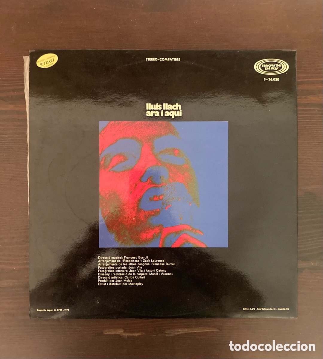 Discos de vinilo: Lote 3 LP vinilo Llu&iacute;s Llach - Foto 13