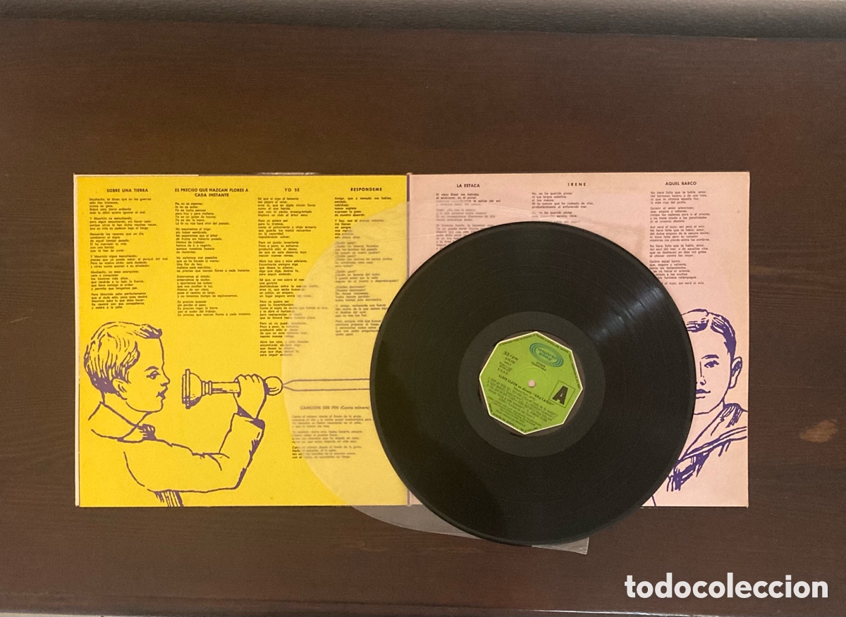 Discos de vinilo: Lote 3 LP vinilo Llu&iacute;s Llach - Foto 14