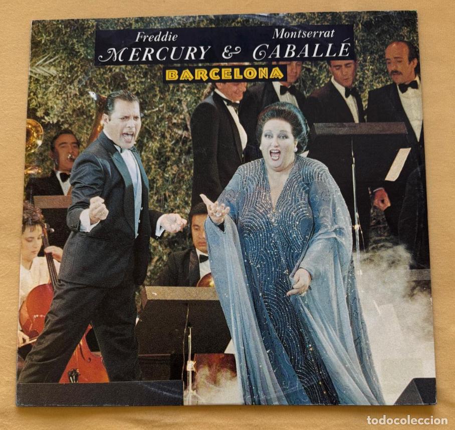 Dischi in vinile: Queen Freddy Mercury and montserrrat Maxi 45 RPM Barcelona (Germany Polydor) EX EX