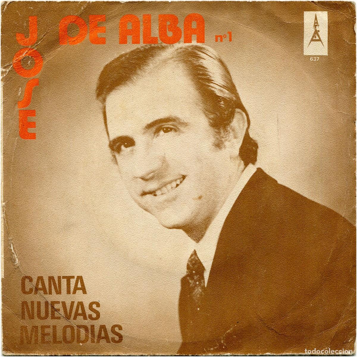 Discos de vinilo: Jos&eacute; de Alba - Canta nuevas melod&iacute;as - SG France - AFA 637 - VG+/VG