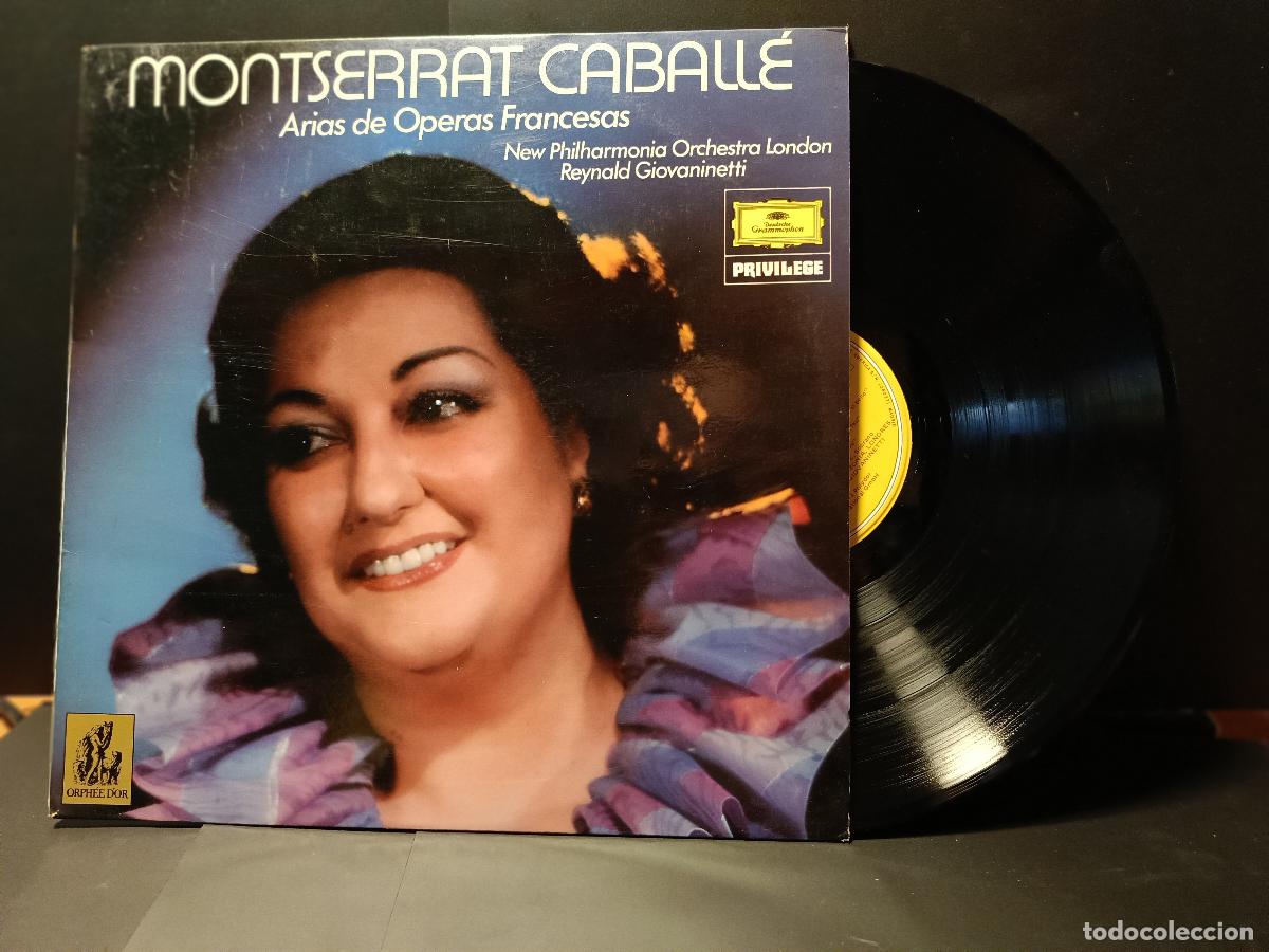 Discos de vinilo: monstserrat caballe arias de operas francesas philharmonia orchestra london 1983 lp PEPETO