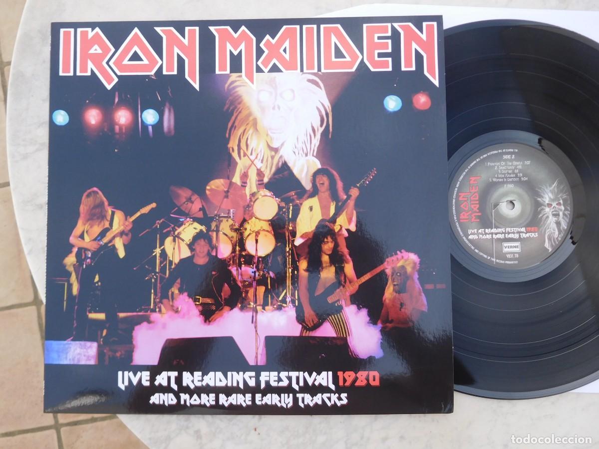 Vinyl-Schallplatten: Iron Maiden. LP. Live at reading festival 1980