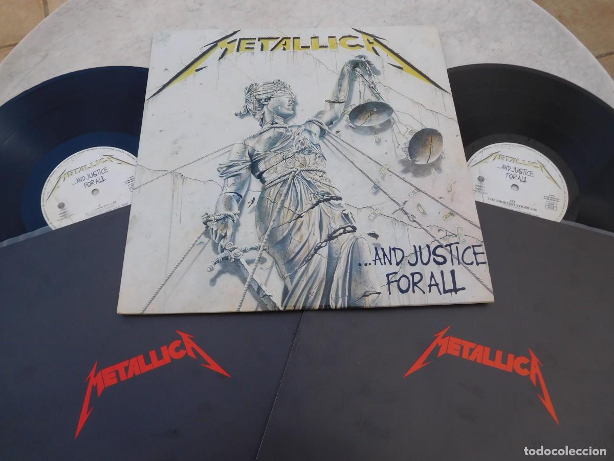 Discos de vinilo: Metallica. 2 LP. And justice for all. Edici&oacute;n espa&ntilde;ola 1988 Vertigo 836 062-1