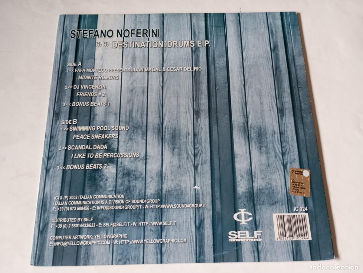 Discos de vinilo: Stefano Noferini &ndash; Destination:Drums E.P. - 2002 - Foto 2