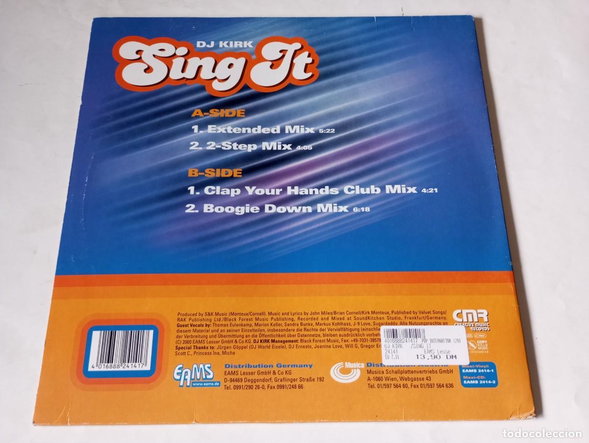 Discos de vinilo: DJ Kirk &ndash; Sing It - 2000 - Foto 2
