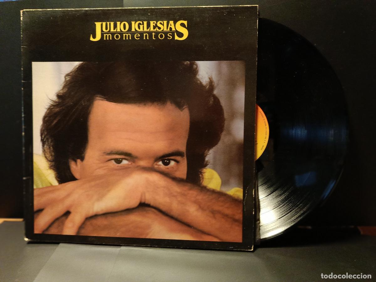 Discos de vinilo: JULIO IGLESIAS - MOMENTOS ..LP ORIGINAL DE 1982 - CBS - PORTADA ABIERTA PEPETO