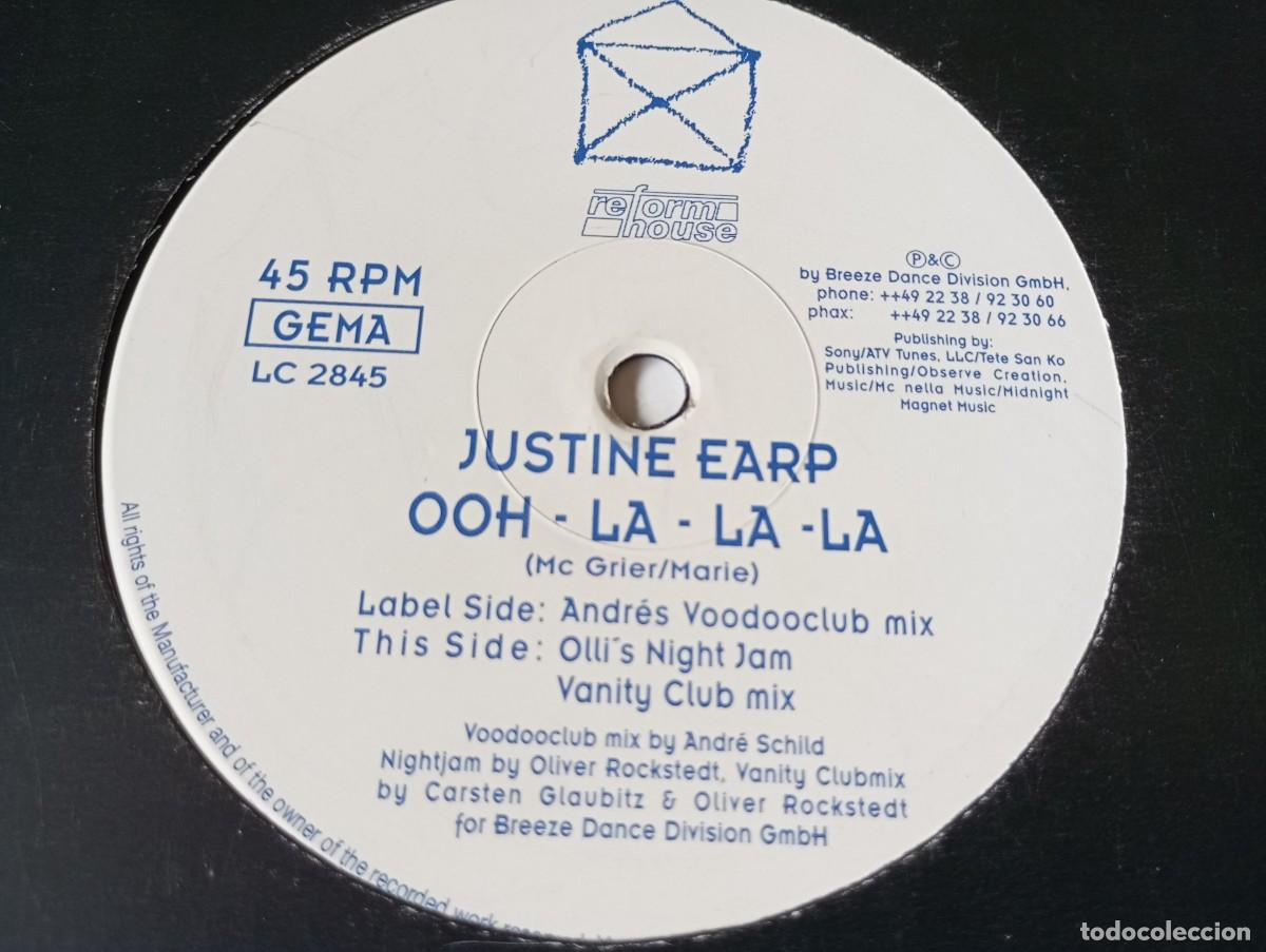 Discos de vinilo: Justine Earp &ndash; Ooh - La - La - La - 1996