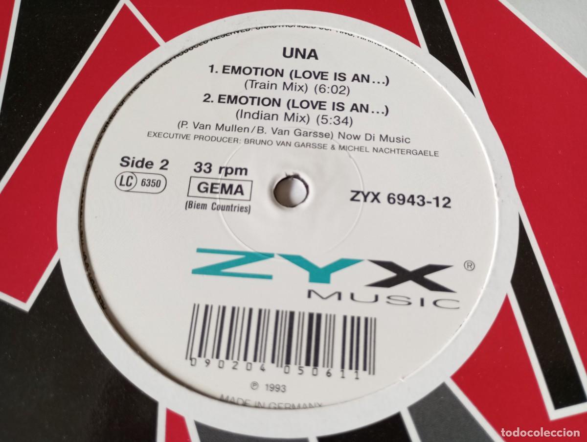Discos de vinilo: U.N.A. &ndash; Emotion (Love Is An...) - 1993 - Foto 2