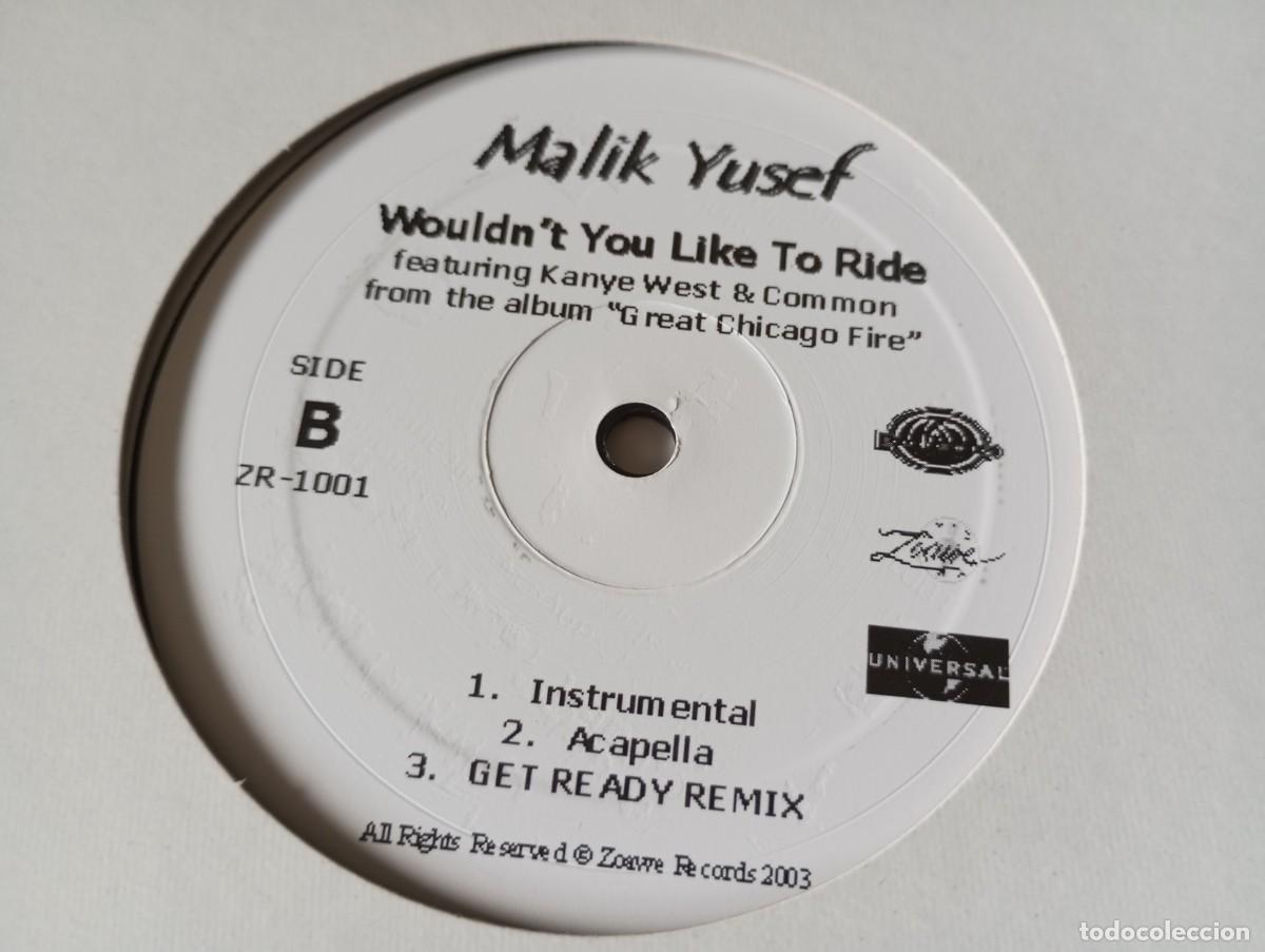 Discos de vinilo: Malik Yusef &ndash; Wouldnt You Like To Ride - 2003 - Foto 2