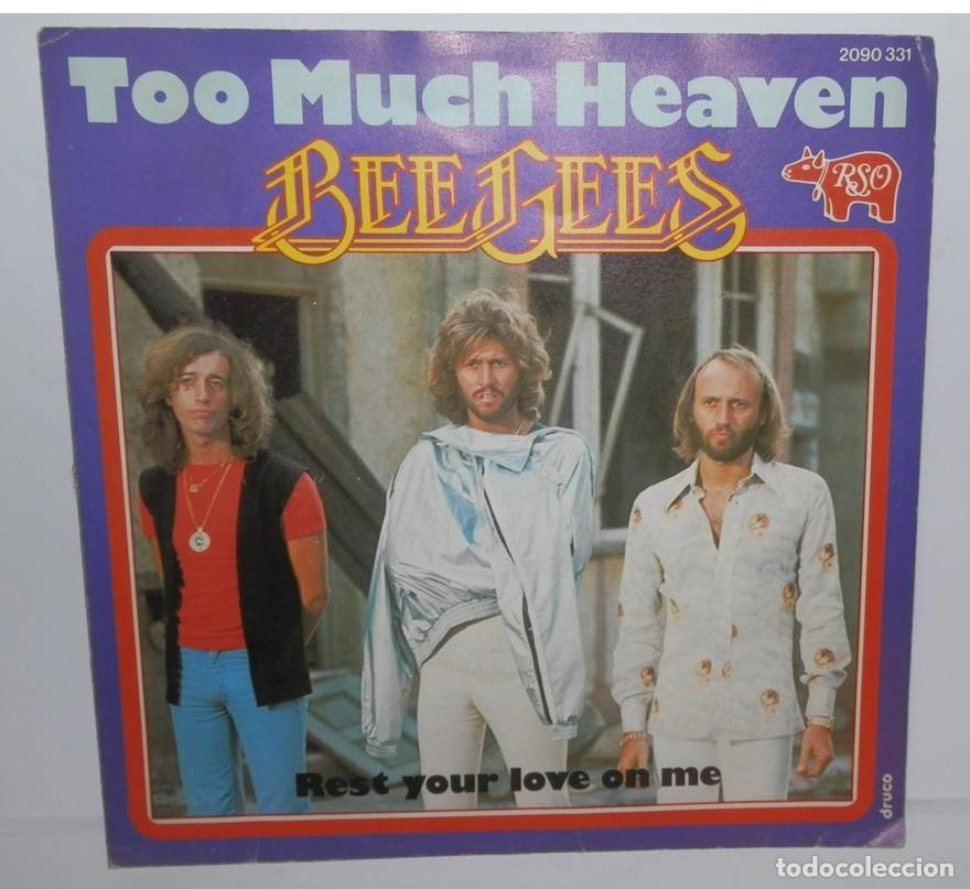 Discos de vinilo: DISCO SINGLE DE VINILO DEL GRUPO BEE GEES
