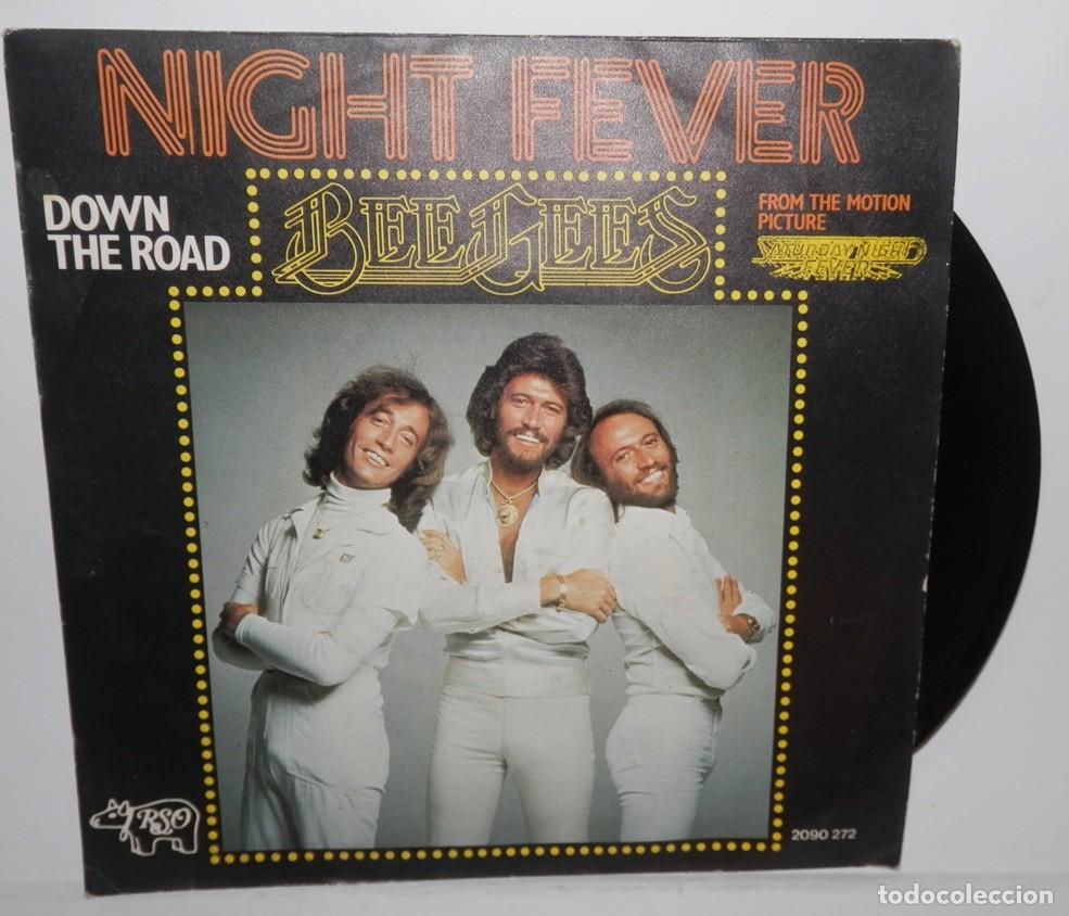 Discos de vinilo: DISCO SINGLE DE VINILO DEL GRUPO BEE GEES - Foto 1