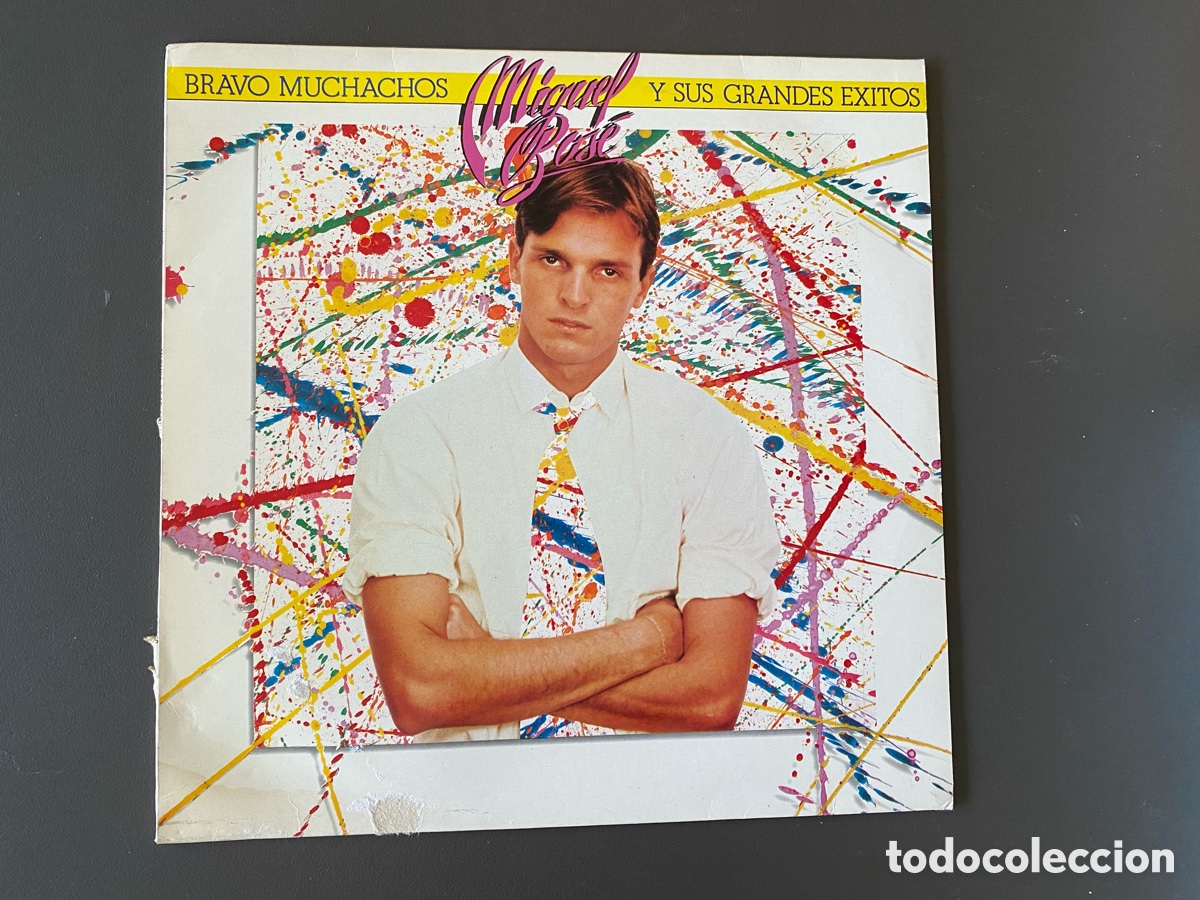Discos de vinilo: LP Vinilo Miguel Bos&eacute; &ndash; Bravo Muchachos Y Sus Grandes &Eacute;xitos - CBS 1982 (Original Espa&ntilde;a)